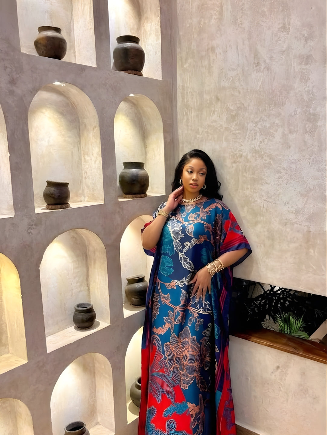 Navy Bloom Muu
